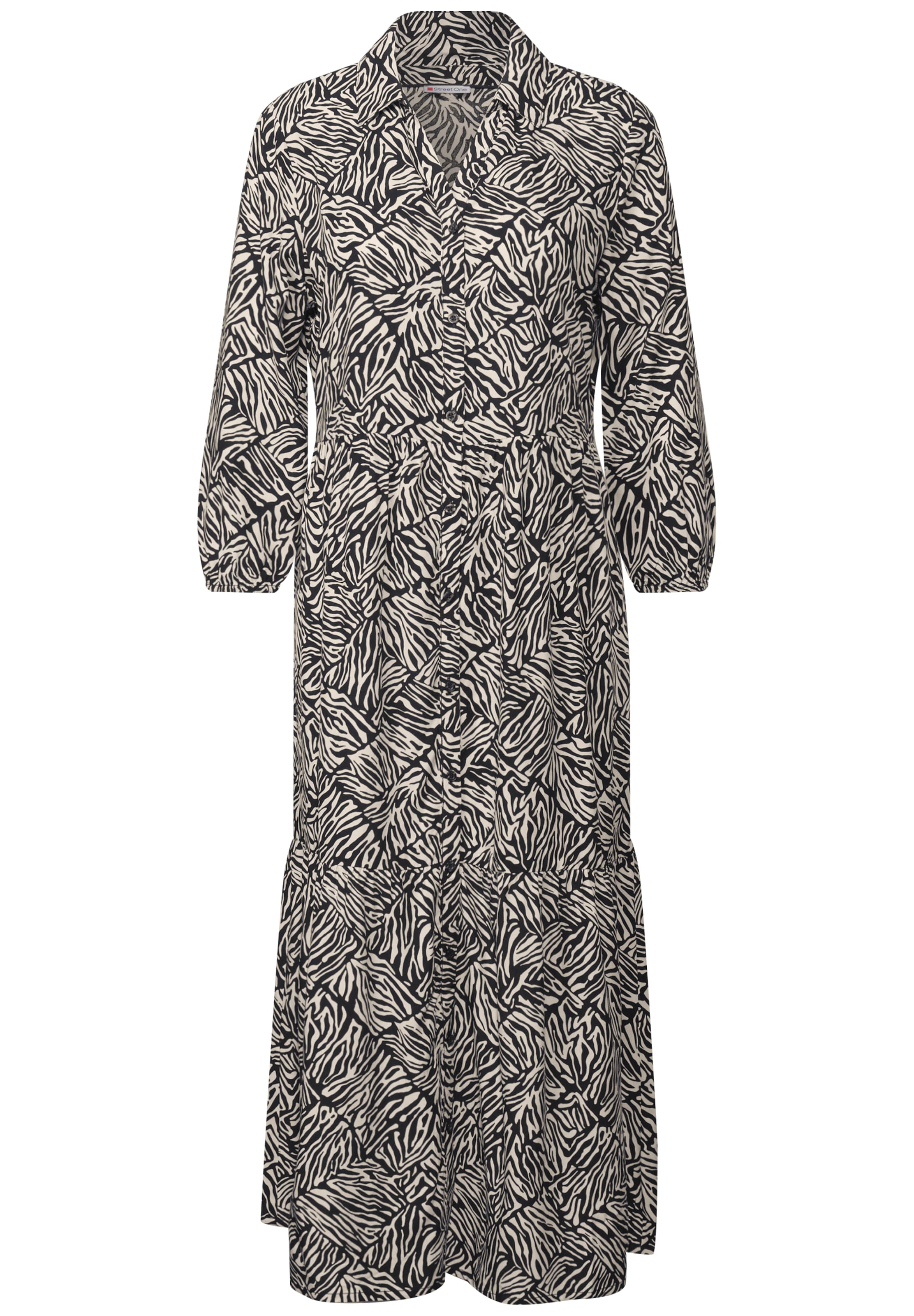 STREET ONE Kleid in Schwarz: Vorderseite