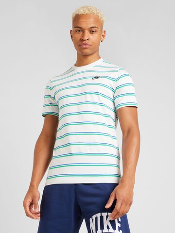 Nike Sportswear Koszulka 'CLUB' w kolorze niebieski: przód