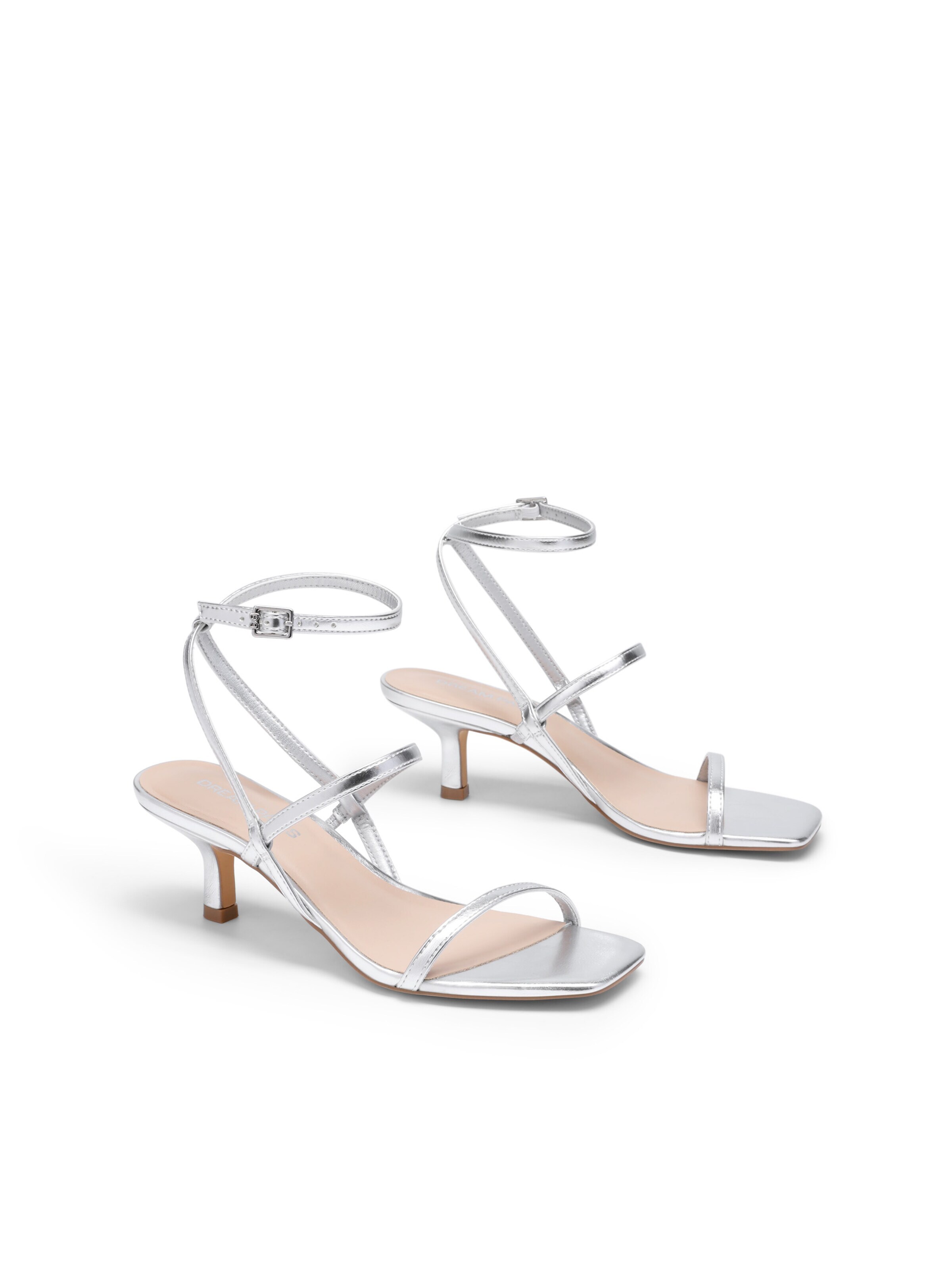 Dream Pairs Riemensandale‌ in Silber