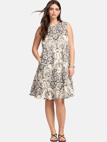 Elena Mirò Dress in Beige: front