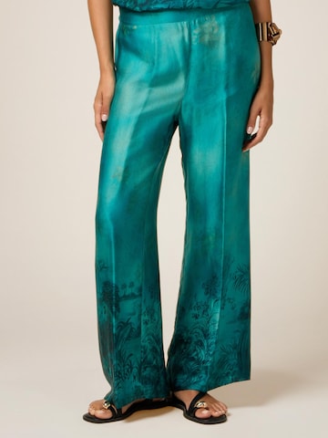 oltre Baggy Trousers in Blue