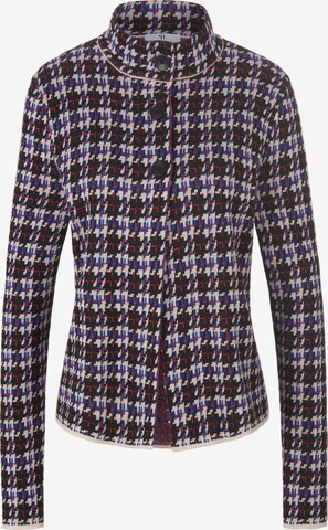 Peter Hahn Knit Cardigan in Blue: front