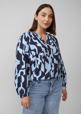 s.Oliver Blouse in Blauw: voorkant