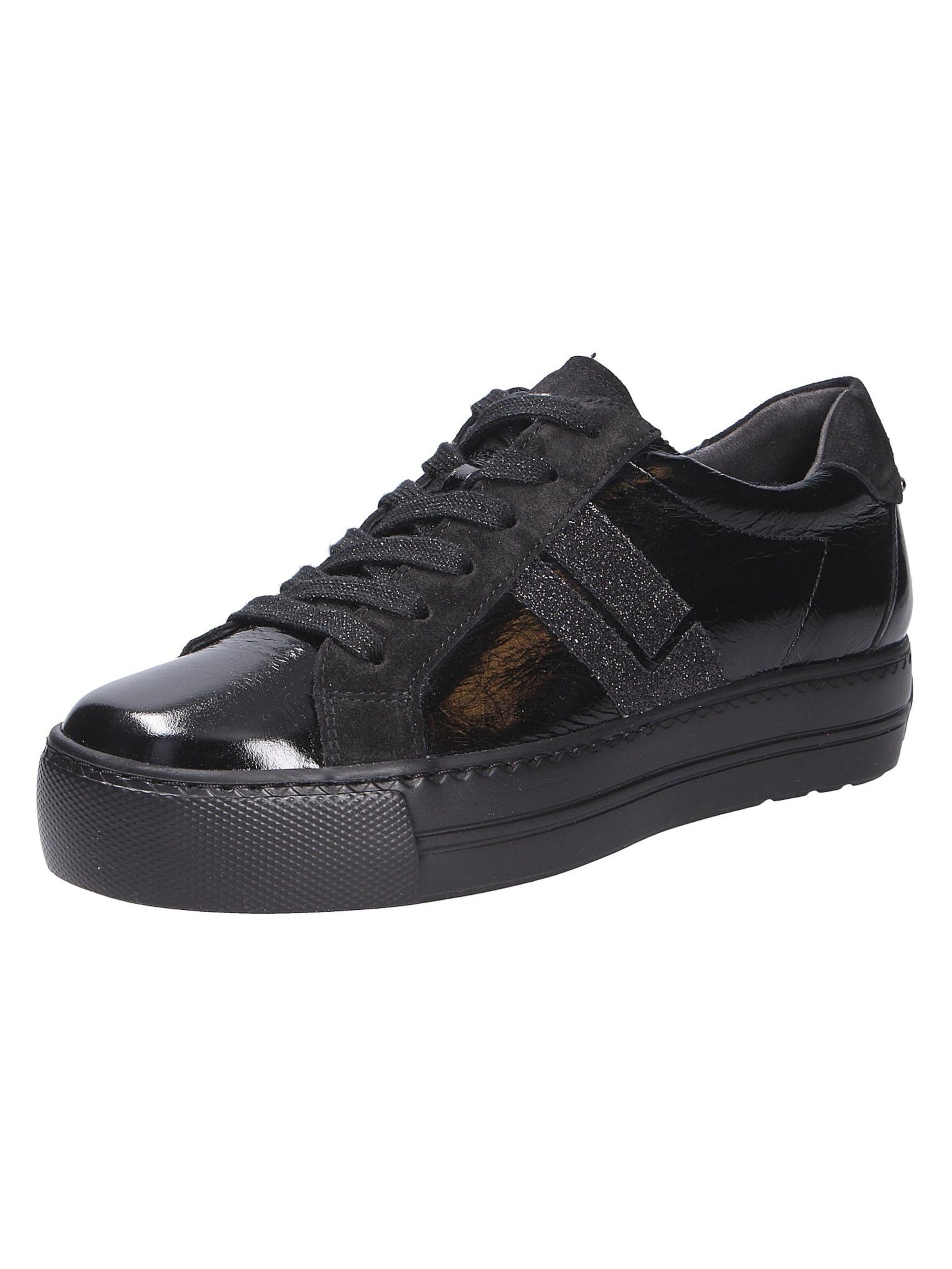 Sneaker bassa di Paul Green in nero: frontale