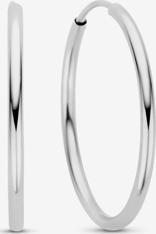 Isabel Bernard Earrings in Silver: front