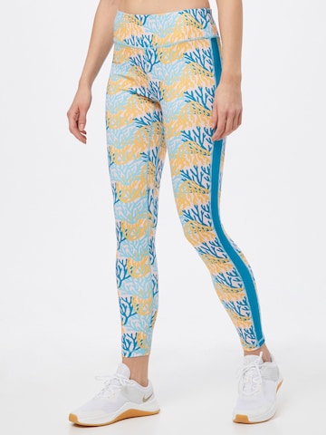 DELICATELOVE Skinny Workout Pants 'Nadi' in Mixed colors: front