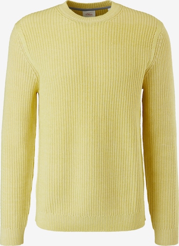 s.Oliver Sweater in Yellow: front