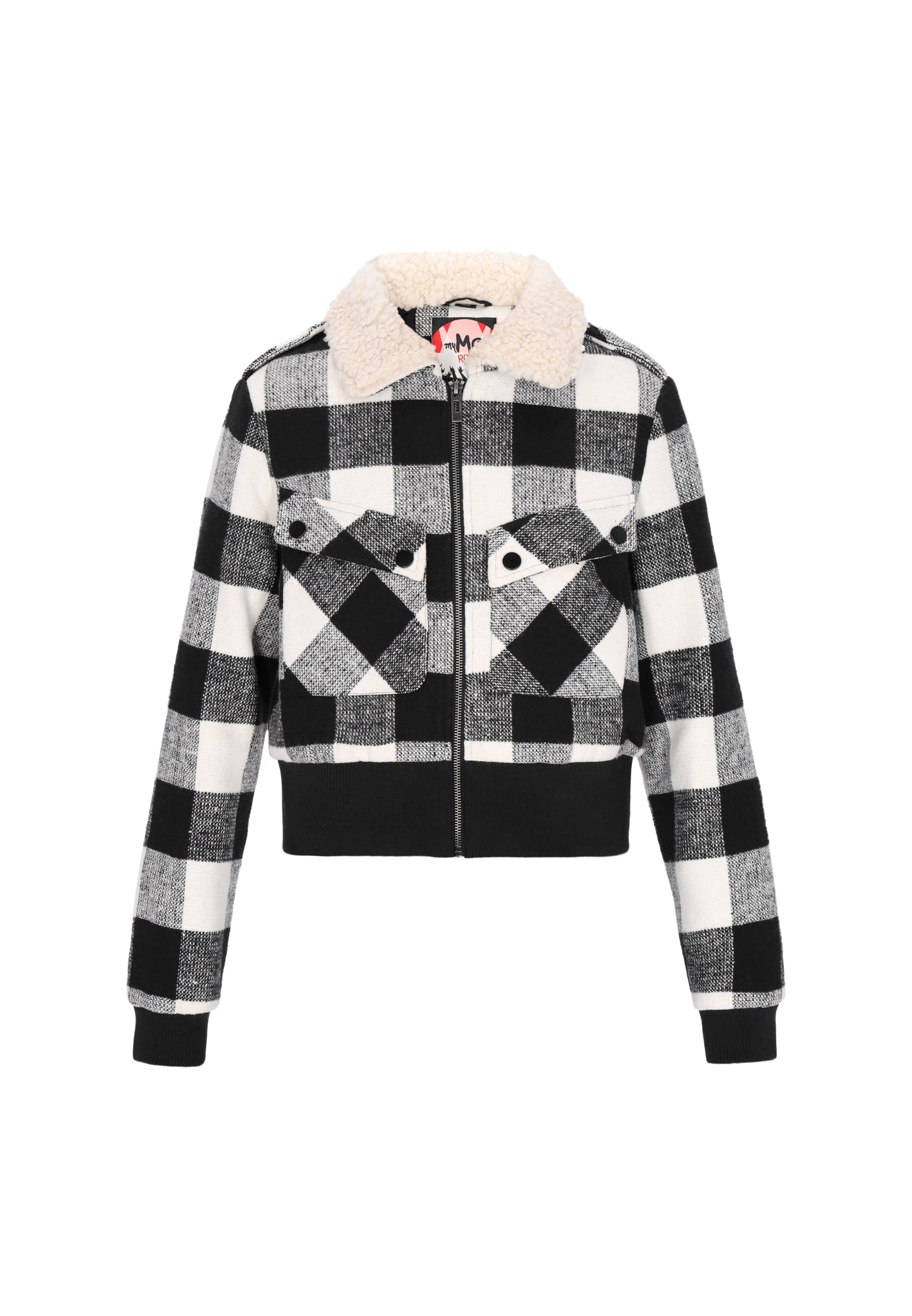 myMo ROCKS Kevad-sügisjope, värv must: eest vaates