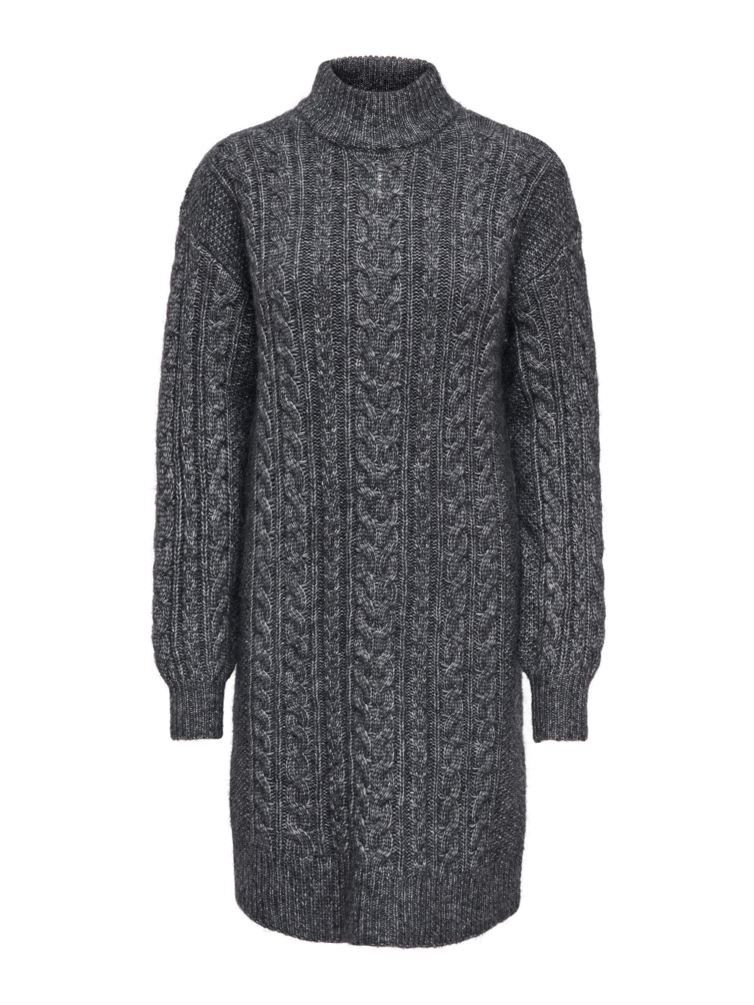 ONLY Strikkjole 'IDA' i grå: forside