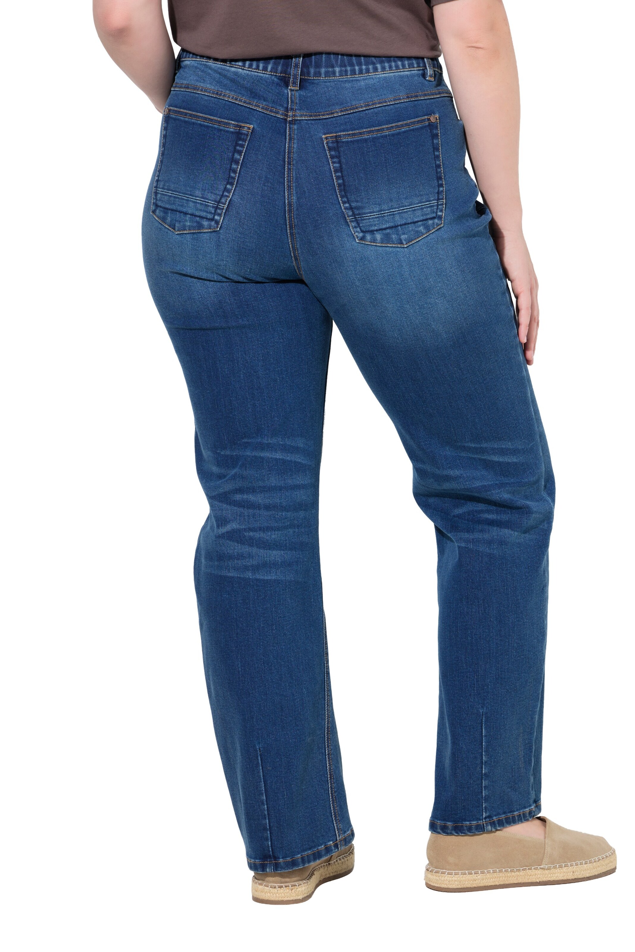 Ulla Popken Regular Jeans in Blauw