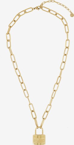 Chaîne 'Love Lock' My Jewellery en or : devant