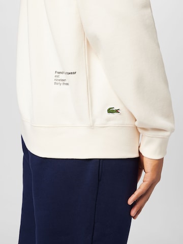 Sweat-shirt LACOSTE en beige