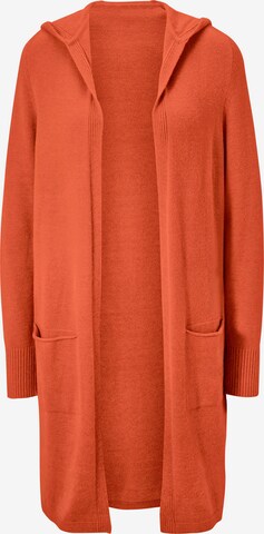 heine Knit Cardigan in Orange: front