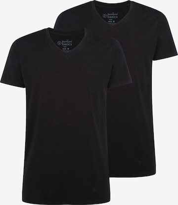 Bamboo basics T-Shirt 'Velo' in Schwarz: predná strana