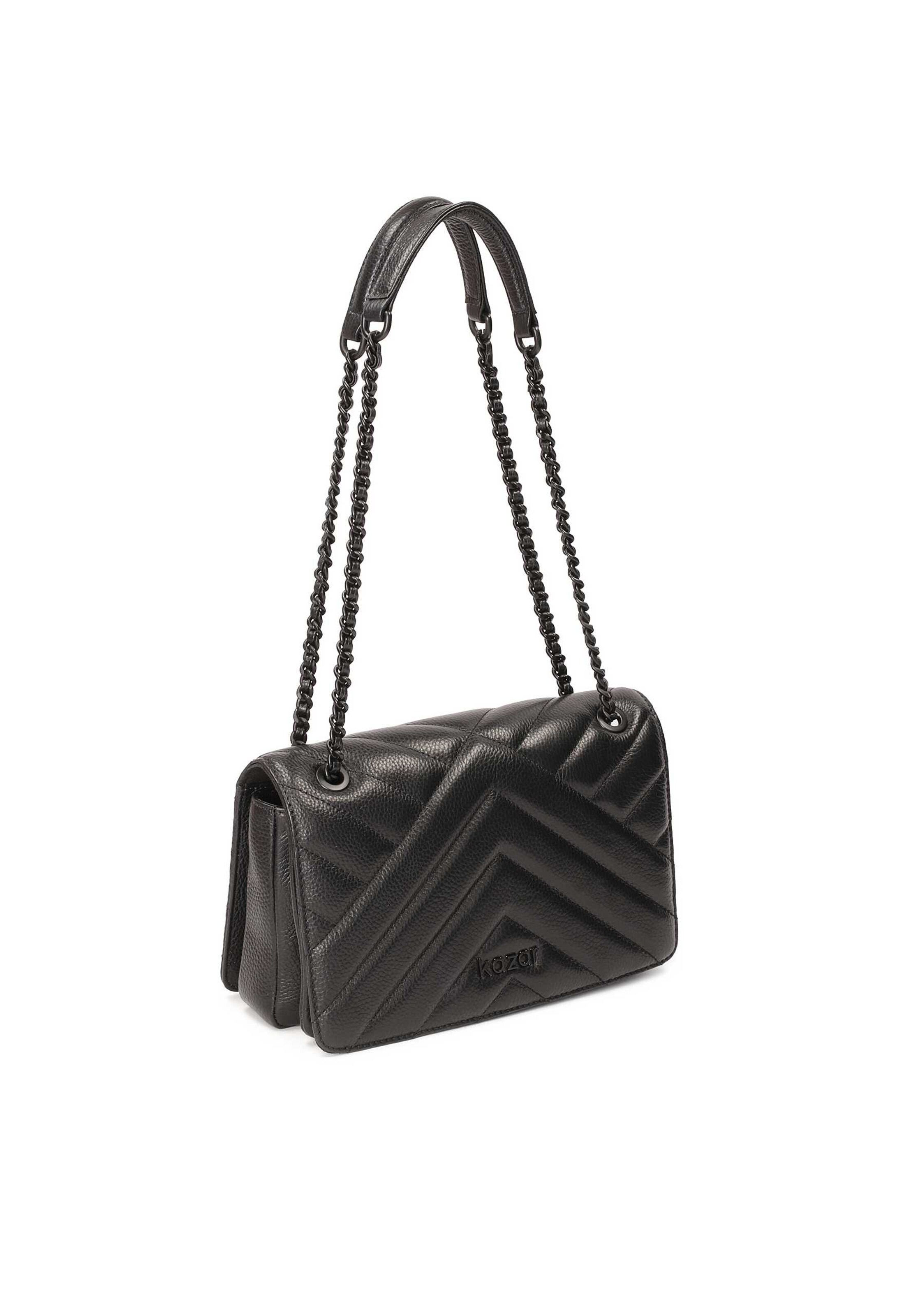 Borsa a spalla di Kazar in nero