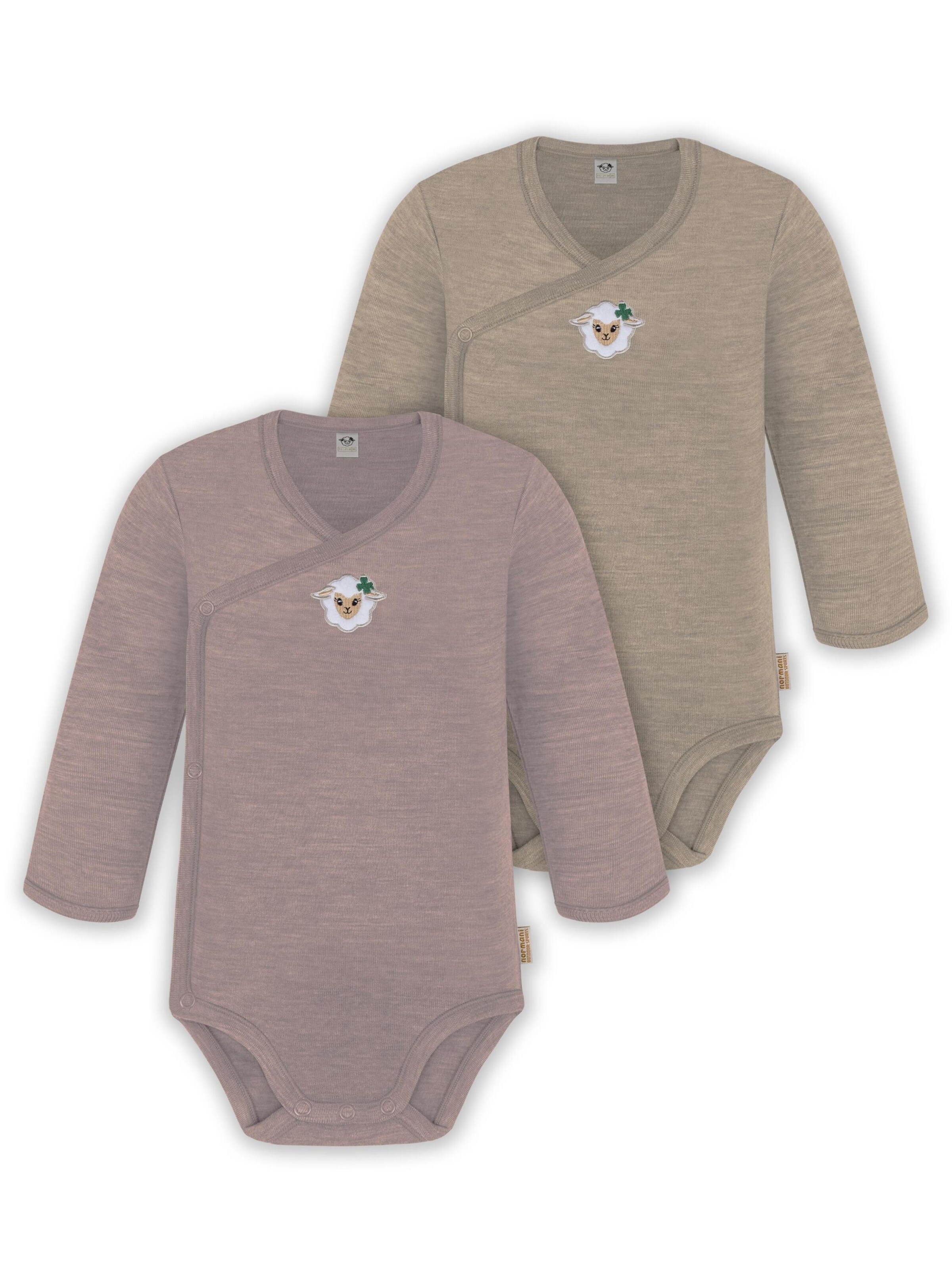 Barboteuse / body 'Kaitaia' normani en gris : devant