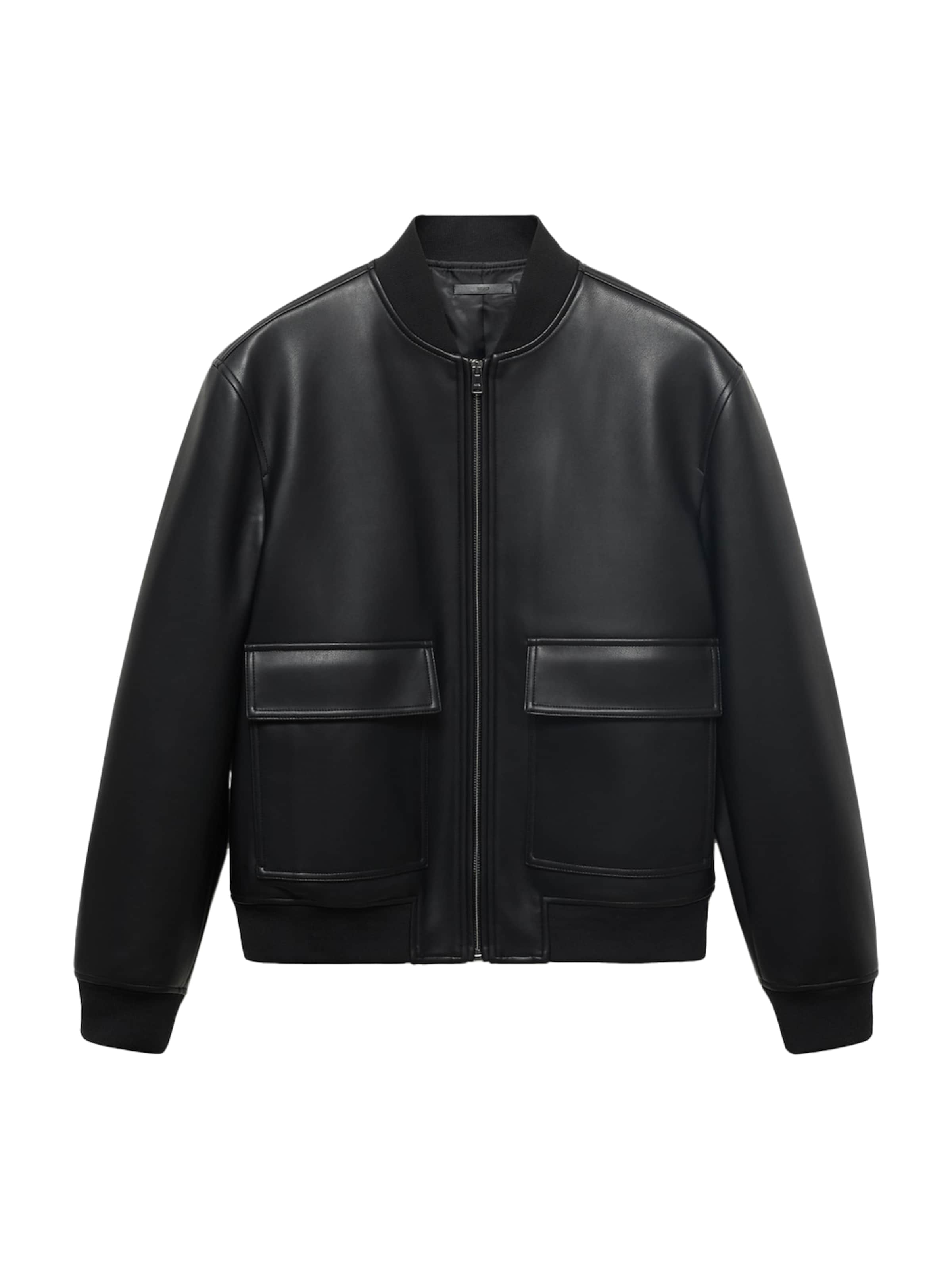 Geacă de primăvară-toamnă 'Marcel' MANGO MAN pe negru, Vizualizare produs