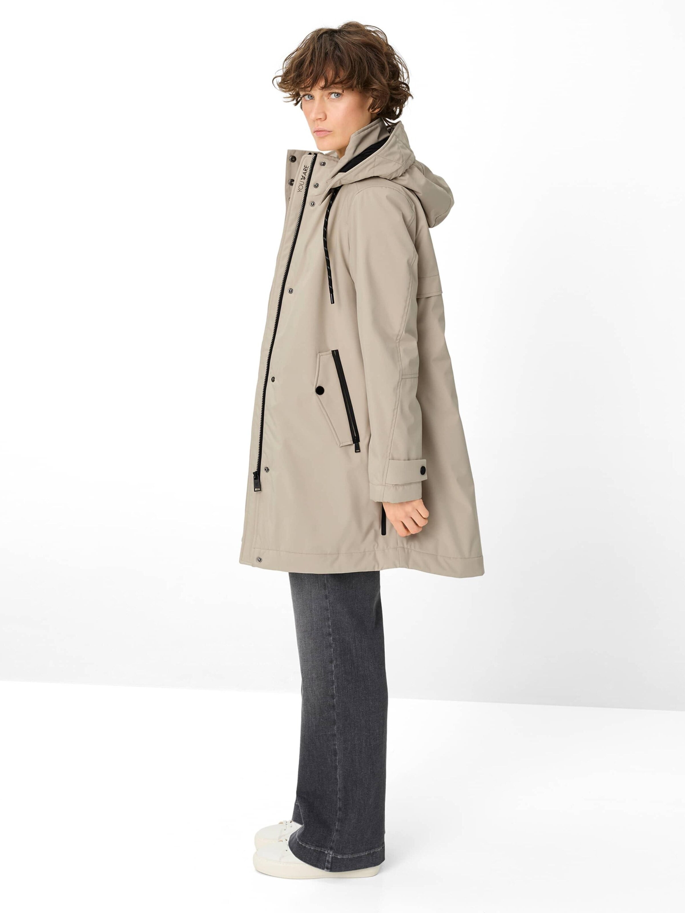 Fuchs Schmitt Between-Seasons Coat 'Lillesand' in Beige