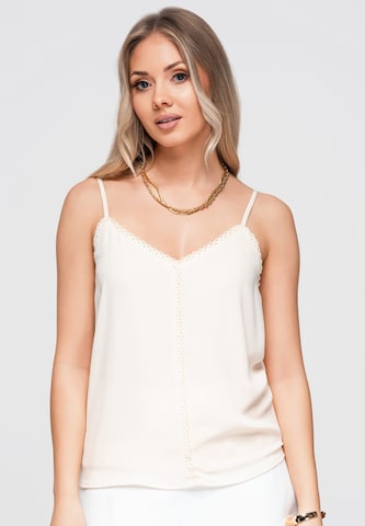 Ombre Top in Beige
