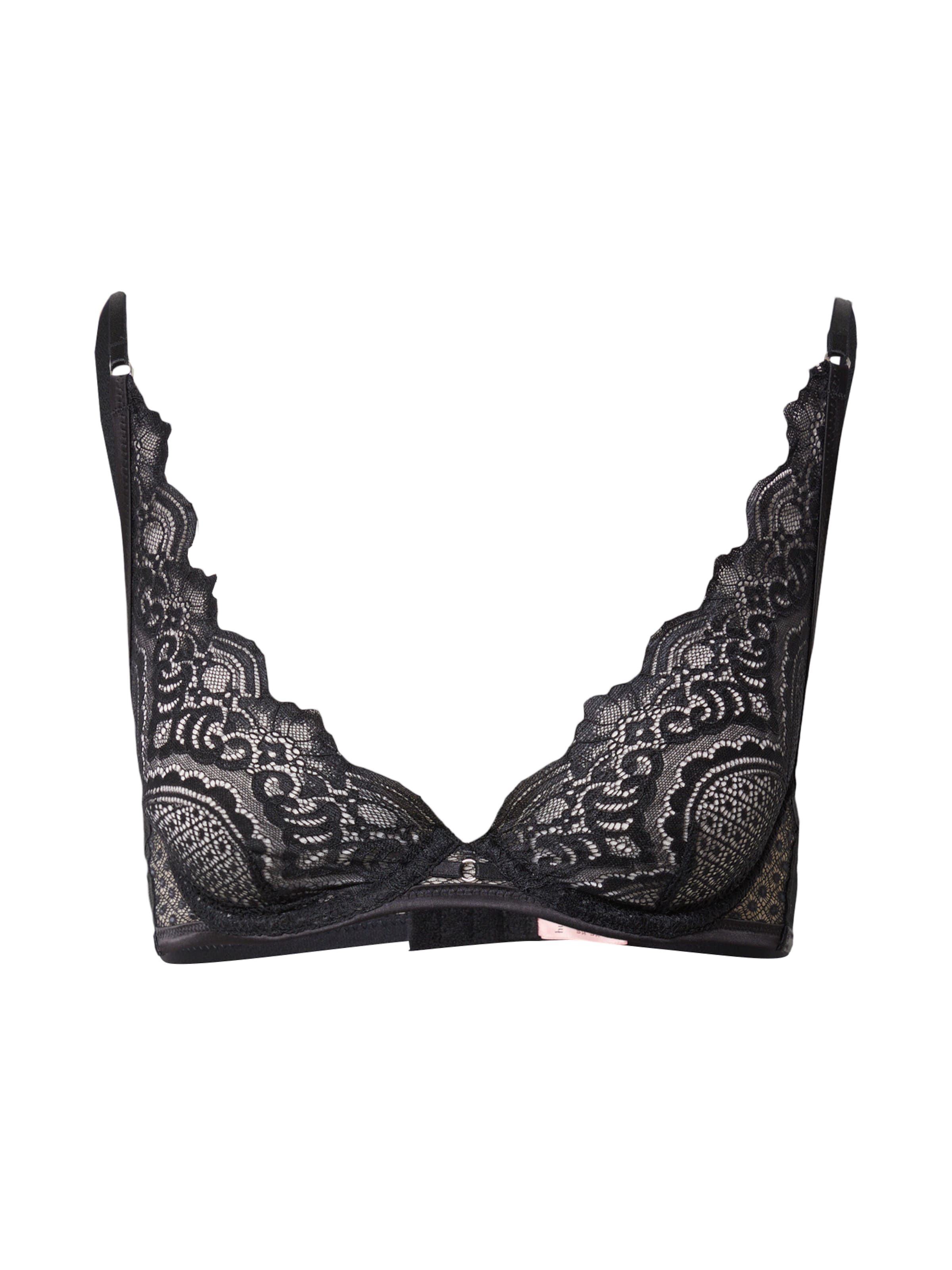 Hunkemöller Trojuholníky Podprsenka 'Lotta' - Čierna: predná strana