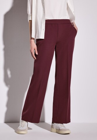 STREET ONE Loose fit Pants in Red