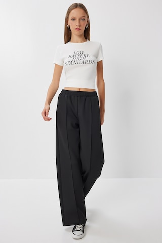 Happiness İstanbul Широкий Плиссированные брюки в Черный: спереди