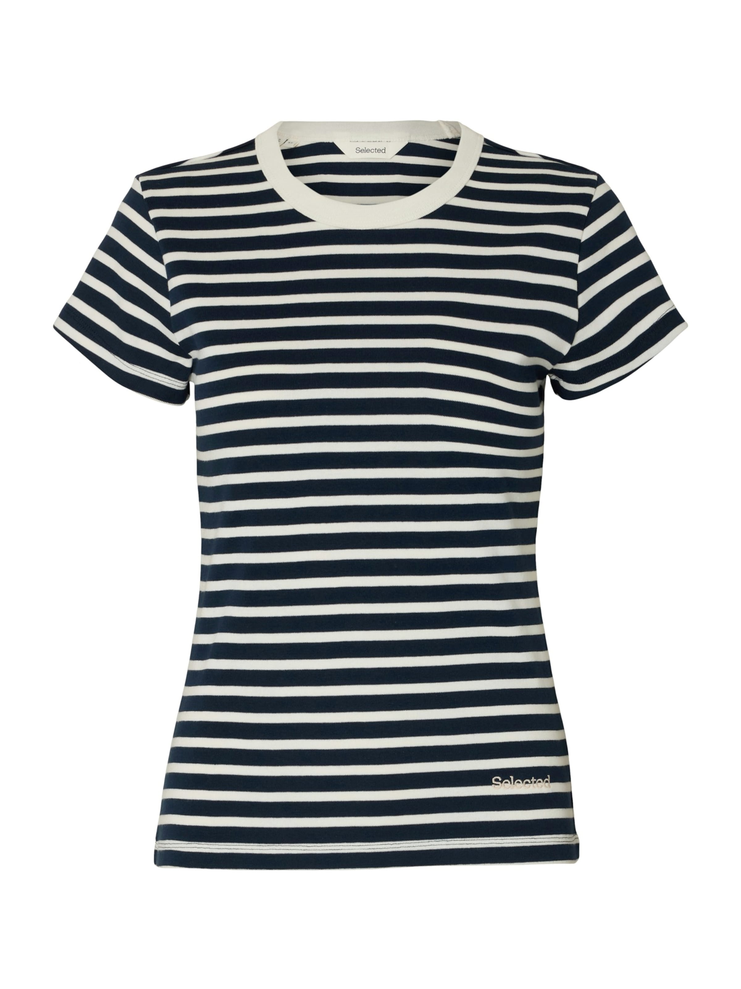 SELECTED - Camiseta 'SLFMILLY' en azul: frente
