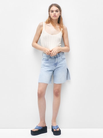 Pull&Bear Knitted top in Beige
