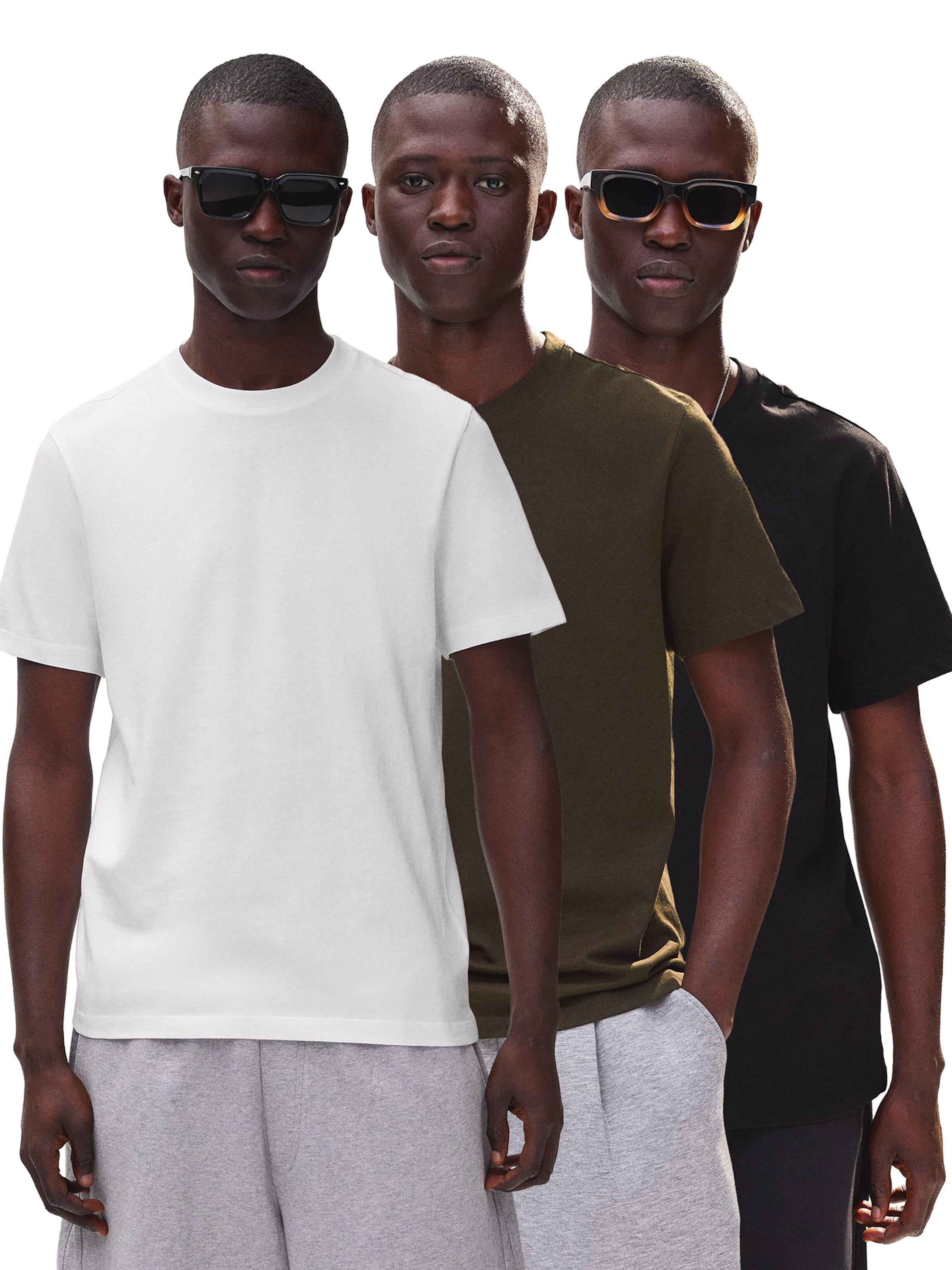 Bershka T-shirt i grön: framsida