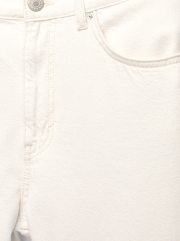 Regular Jean Pull&Bear en blanc