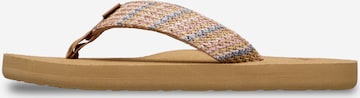 ROXY Zehentrenner 'Porto' in Beige: Vorderseite