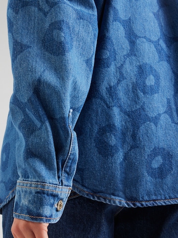 Geacă de primăvară-toamnă 'MARI VAIHE' de la Marimekko pe albastru