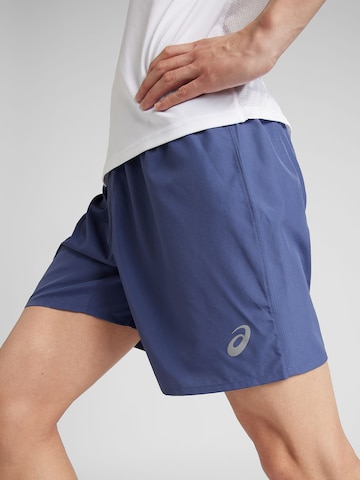 ASICS Normální Sportovní kalhoty – modrá