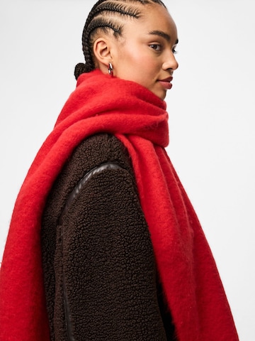 PIECES Sjal 'LULU' i rød