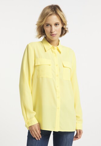 usha BLUE LABEL Blouse in Yellow: front