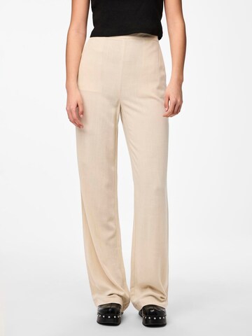 PIECES Wide Leg Hose 'VINSTY' in Beige: predná strana