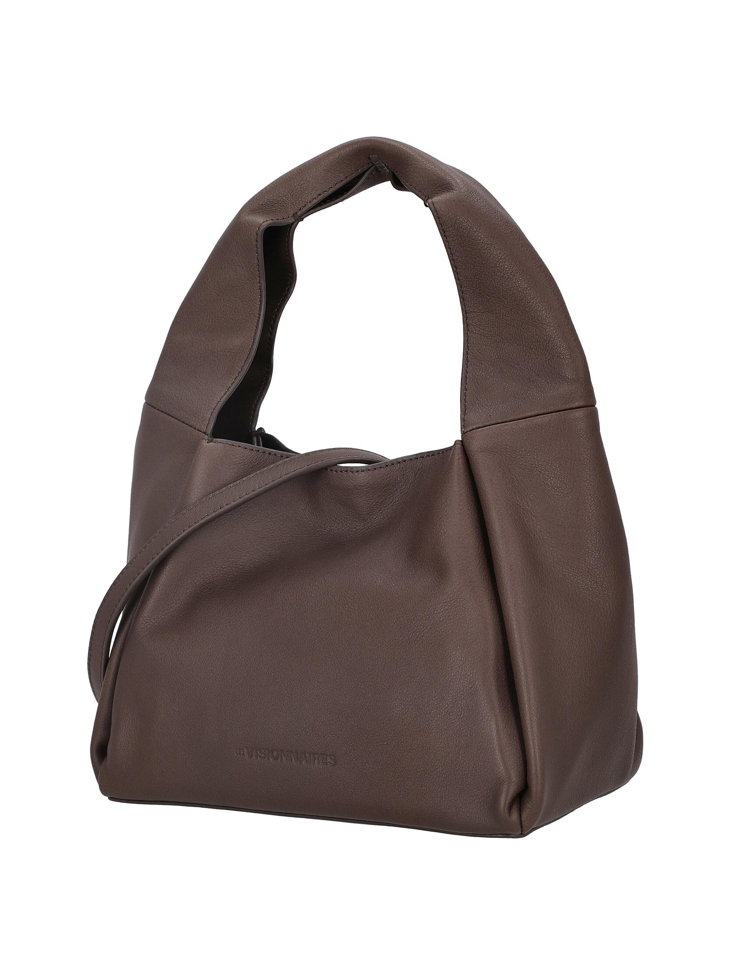 Les Visionnaires Umhängetasche 'Coralie Essential Soft Grainy'‌‌‌‌‌‌‌ in Braun