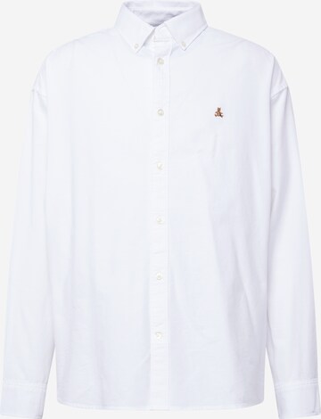 GAP Regular fit Button Up Shirt in White: front