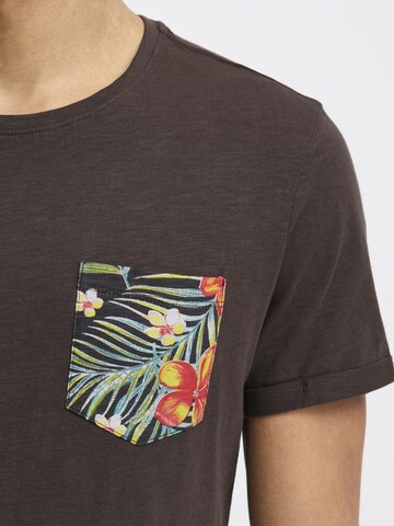 BLEND - Camisa 'Florens' em cinzento