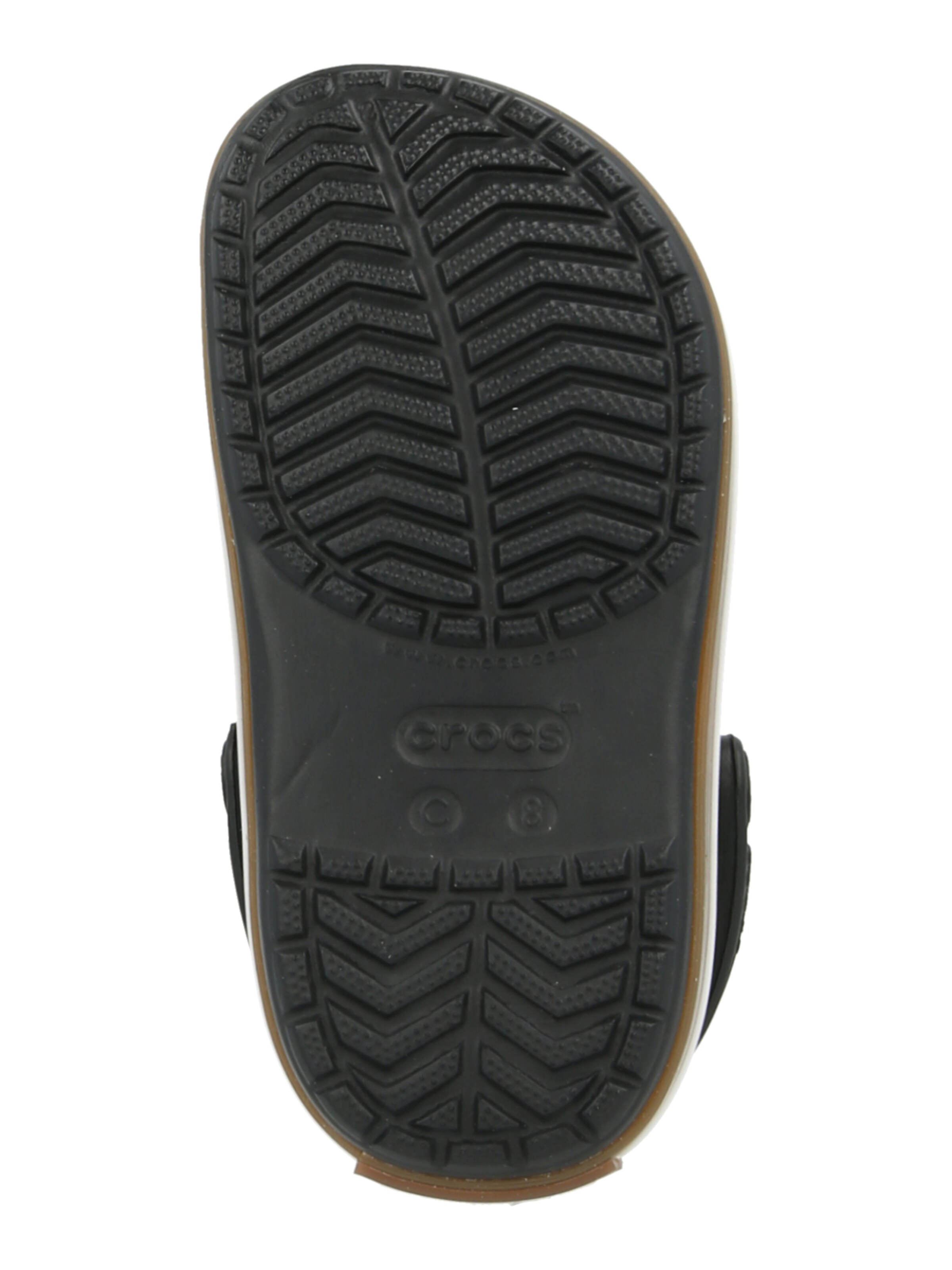 juoda Crocs Atviri batai