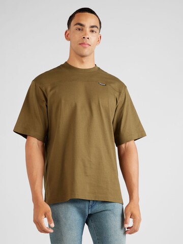 Tricou de la G-Star RAW pe verde: față