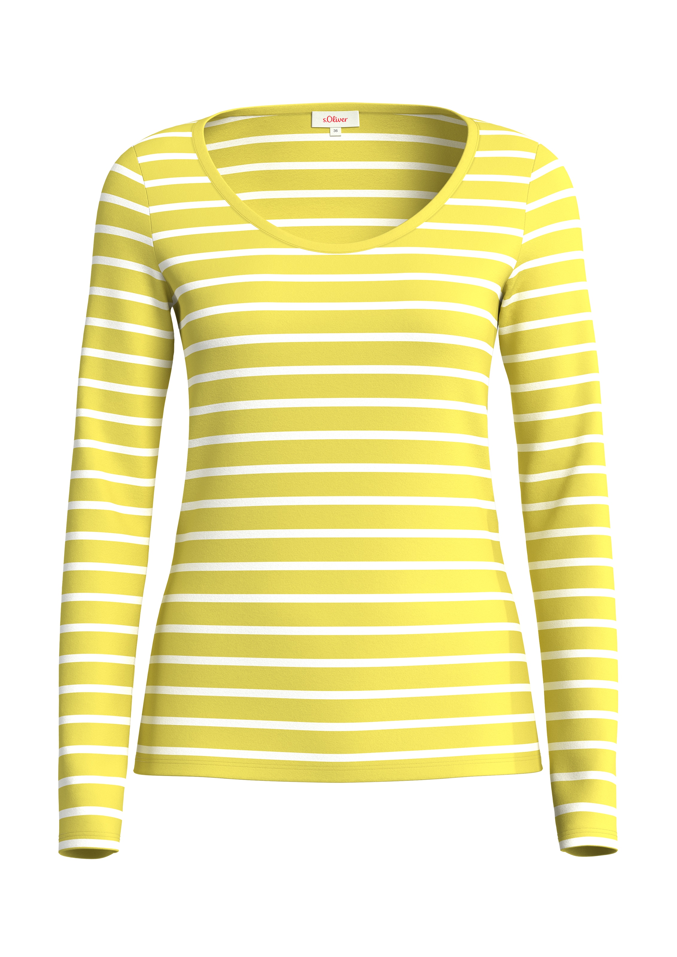 s.Oliver Shirt in Gelb: Vorderseite