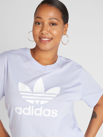 ADIDAS ORIGINALS T-Shirt 'Trefoil' in Lila