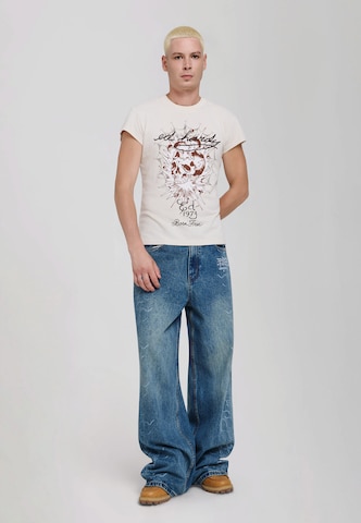Ed Hardy - Loosefit Vaquero en azul