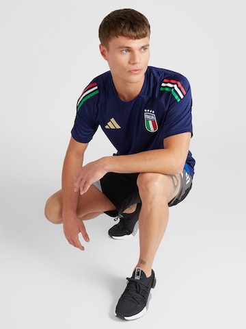 ADIDAS PERFORMANCE - Camisola de futebol 'Italy Tiro 24' em azul