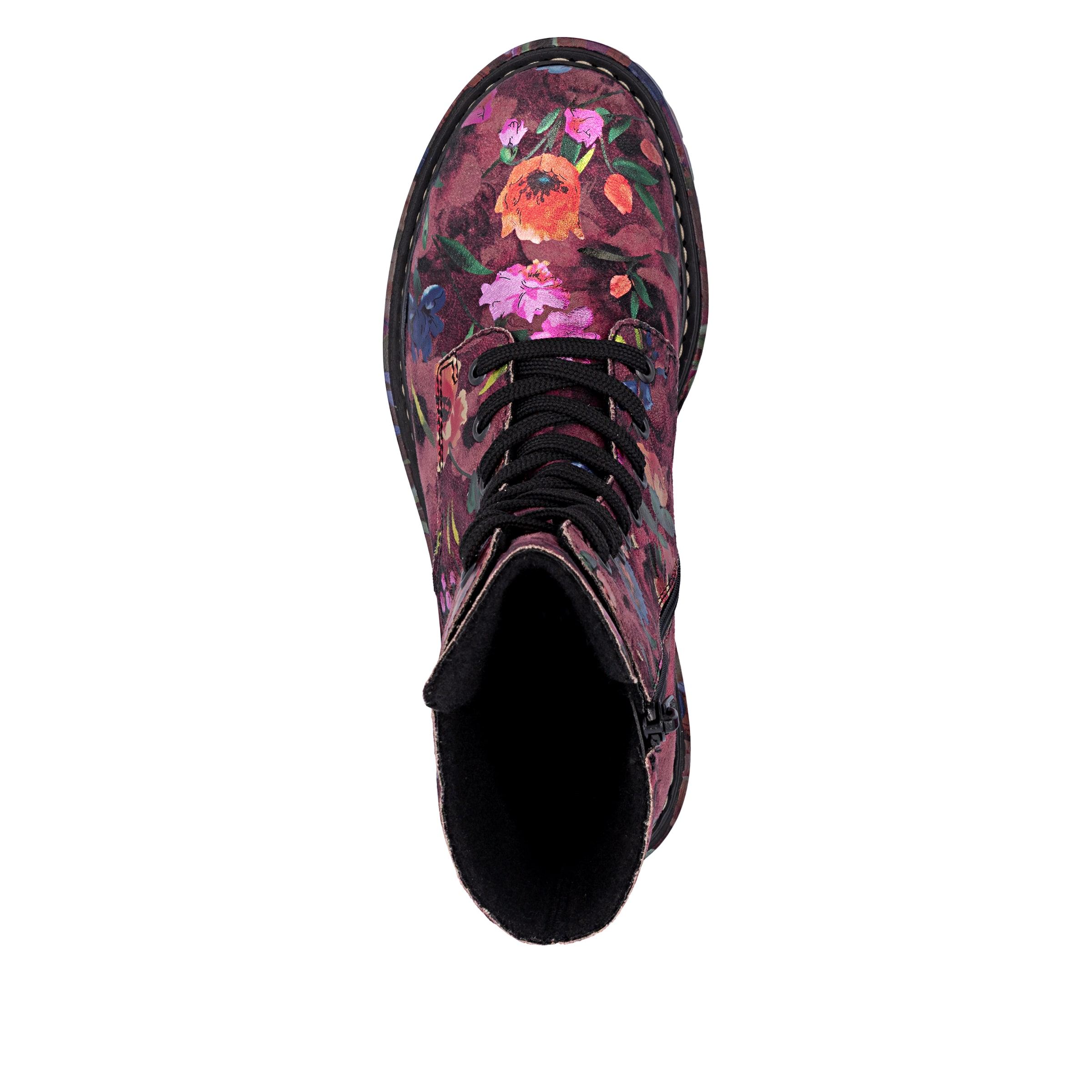 Rieker Schnürstiefelette in Pink