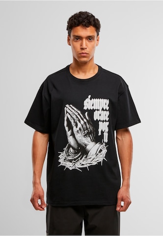 MJ Gonzales Shirt 'Pray for you' in Black: front