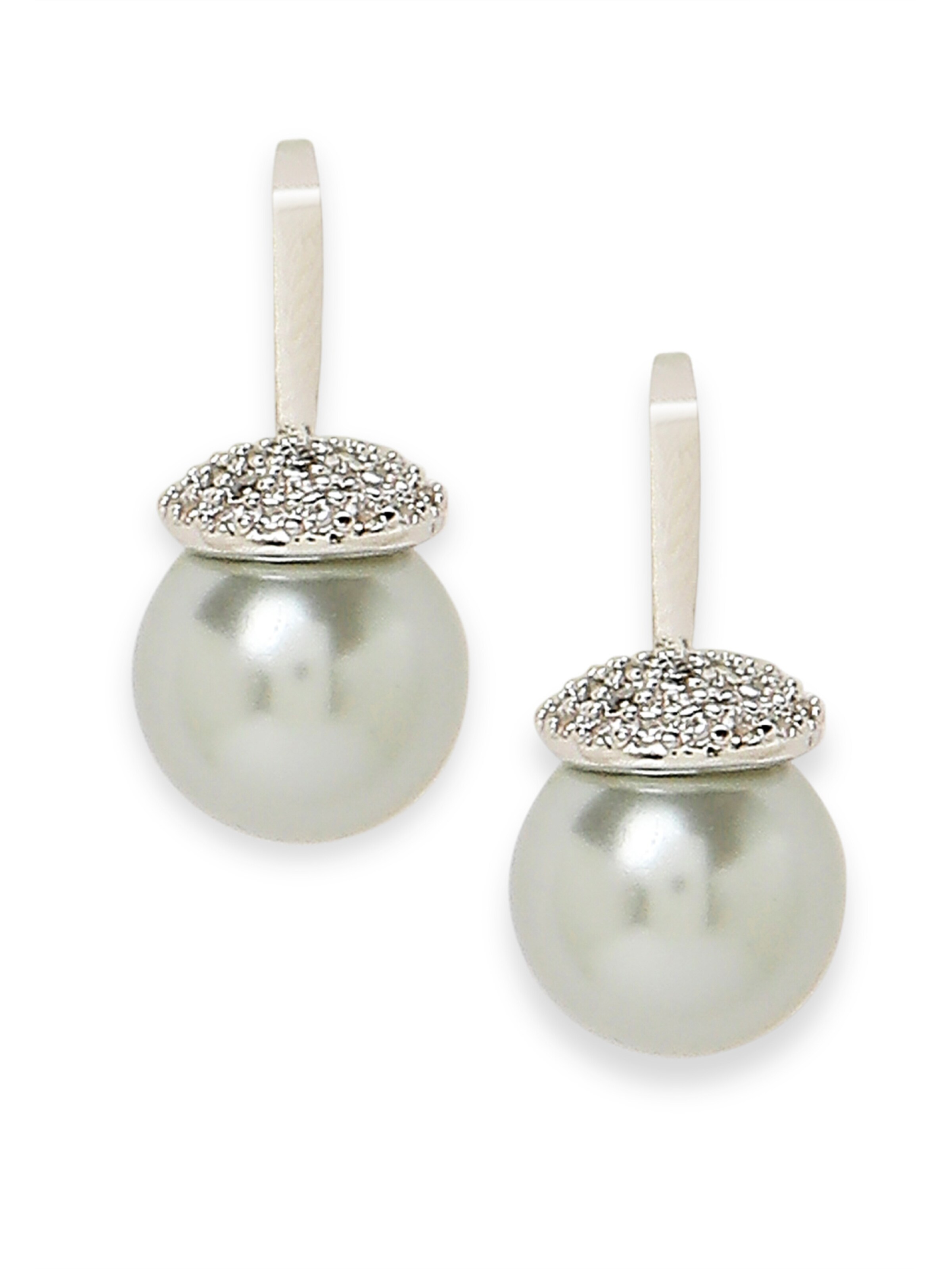 MISH Earrings 'Liyana' in Grey: front