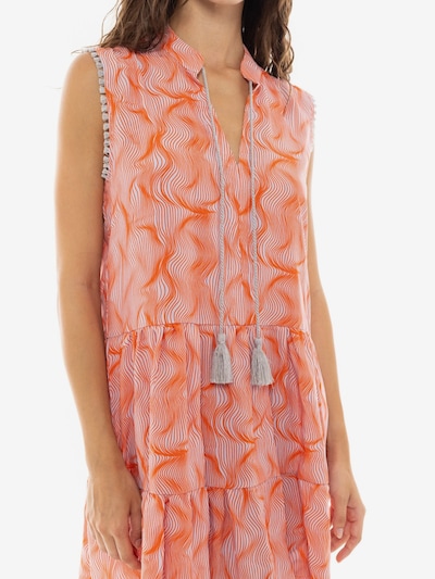 Pink Label Zomerjurk 'BEACHWEAR ORANGE WAVES' in 42 in de kleur Oranje, Productweergave