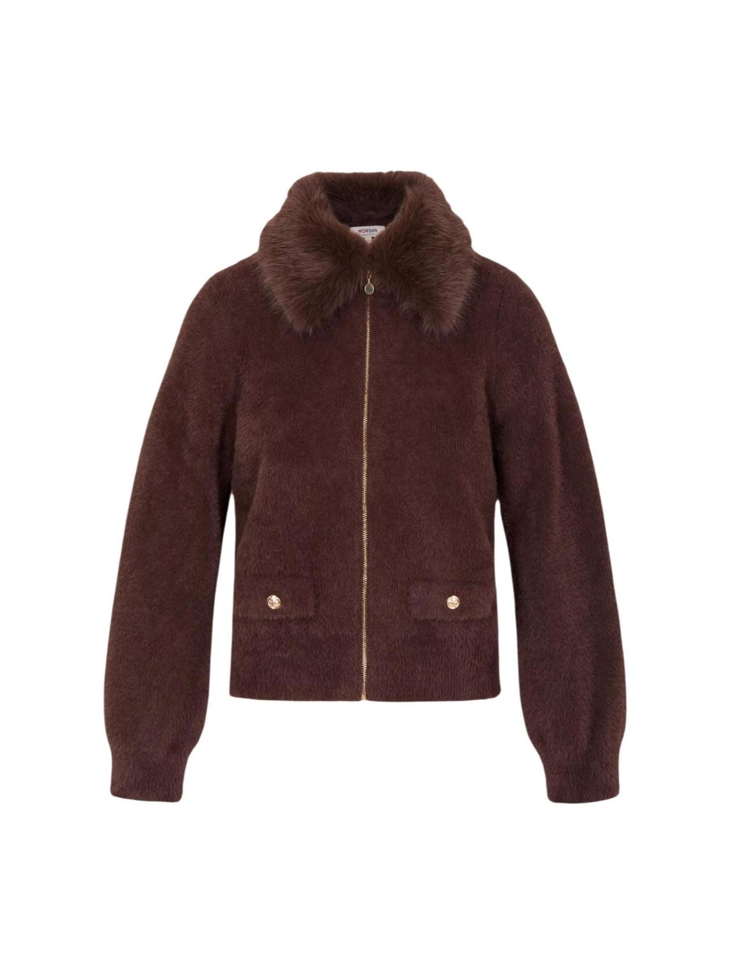 Morgan De Toi Between-season jacket 'MBOBBY' in Brown: front